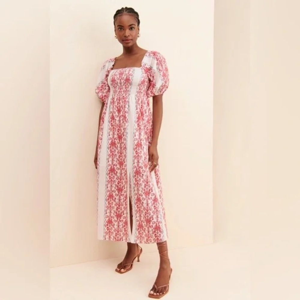 SACHIN & BABI Talia Baroque-Print Dress new size Large new with tags